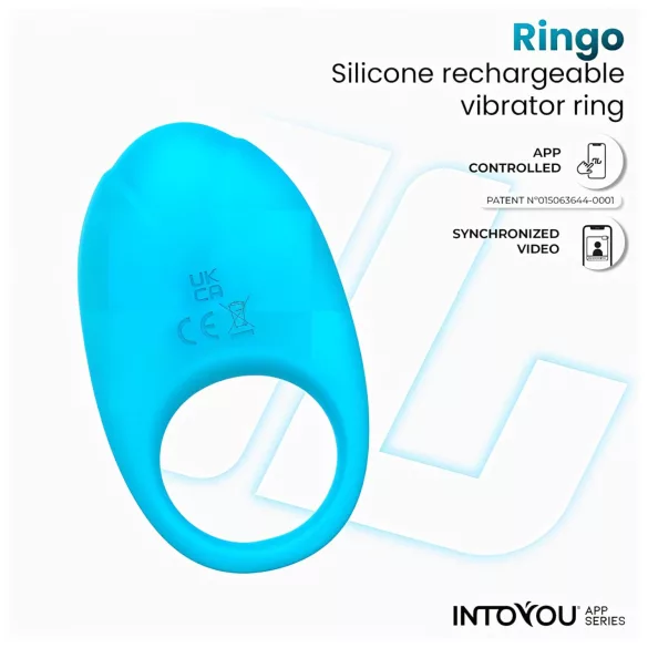 INTOYOU Ringo - smart vibrerande penisring med app (blå)