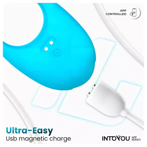 INTOYOU Ringo - smart vibrerande penisring med app (blå)