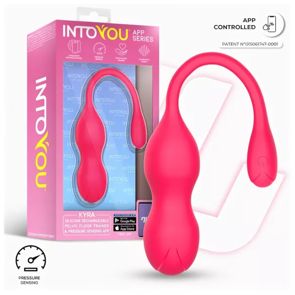 INTOYOU - Kegelkulor vibrator duo - Smart fjärrkontroll - Rosa