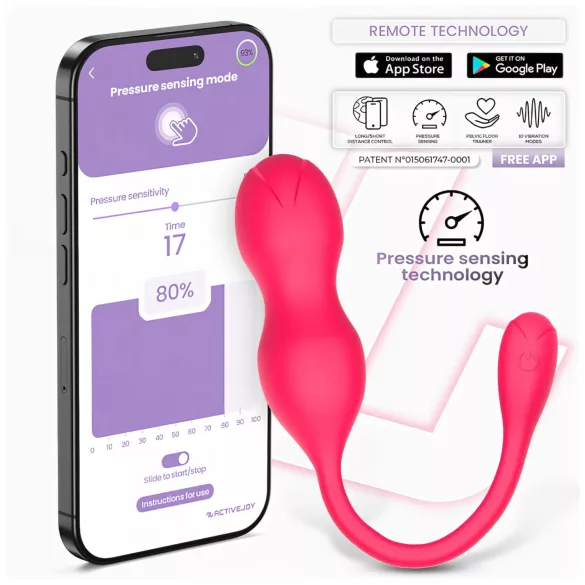 INTOYOU - Kegelkulor vibrator duo - Smart fjärrkontroll - Rosa