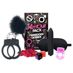   Amour Pack Forbidden Desires - nybörjarset med vibrator - 7 delar
