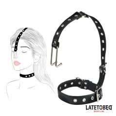 Latetobed - halsband med näskrok - svart