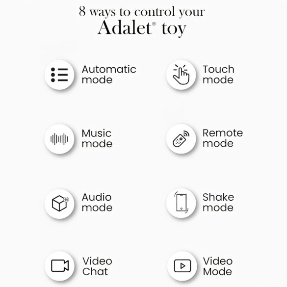 Adalet Gently - G-punkts- och prostatavibrator - appstyrd silikon rosa
