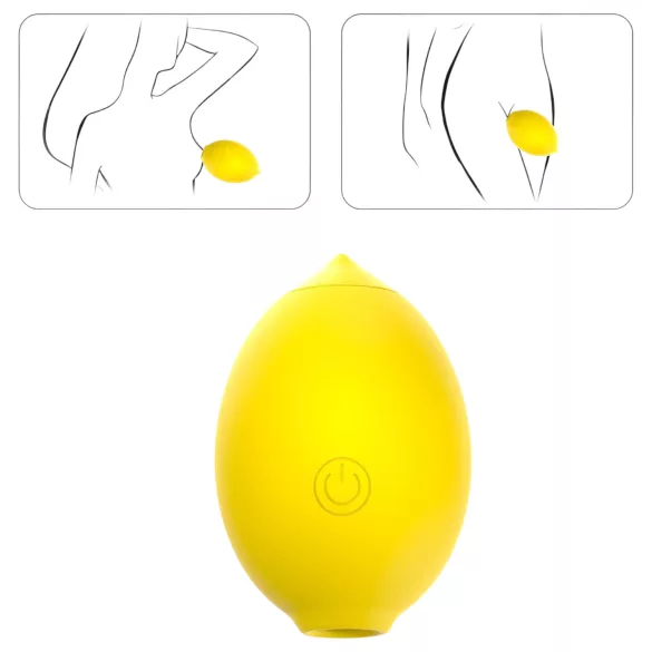 Engily Ross Lemon - citrongul vågformad klitorisstimulator (gul)
