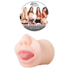 Zero Tolerance - realistisk mun masturbator - hudfärgad