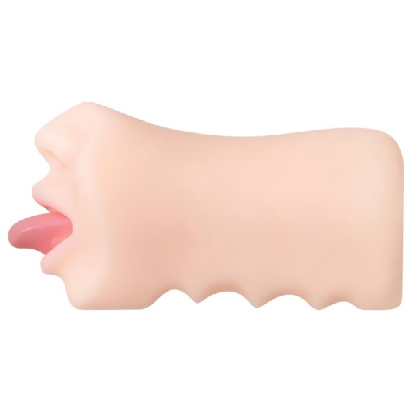 Zero Tolerance - realistisk mun masturbator - hudfärgad