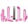 Evolved Intense - vibratorpaket - 8 delar (rosa)