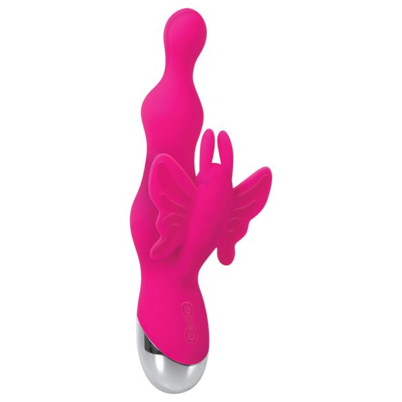 Evolved - pärlstav med klitorisstimulator (rosa)