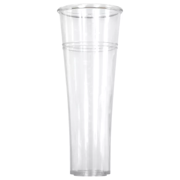 Zero Tolerance - masturberande vibrator med sugfunktion - genomskinlig