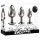 Evolved Black Gem - silver analpluggset med svart sten