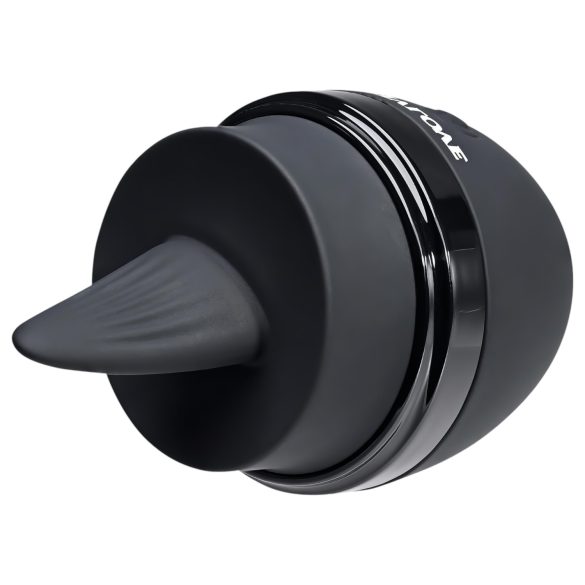 Evolved - vibrator med tunga - uppladdningsbar - svart