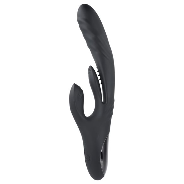 Playboy Snabba Kaninen - laddningsbar klitorisvibrator (svart)