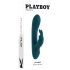 Playboy Rabbit - uppladdningsbar, vattensäker klitorisvibrator (turkos)