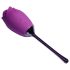 Playboy - Vattentät, uppladdningsbar ros-tunga vibrator (lila)