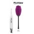Playboy - Vattentät, uppladdningsbar ros-tunga vibrator (lila)