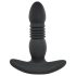 Playboy - Uppladdningsbar, stötande analvibrator (svart)