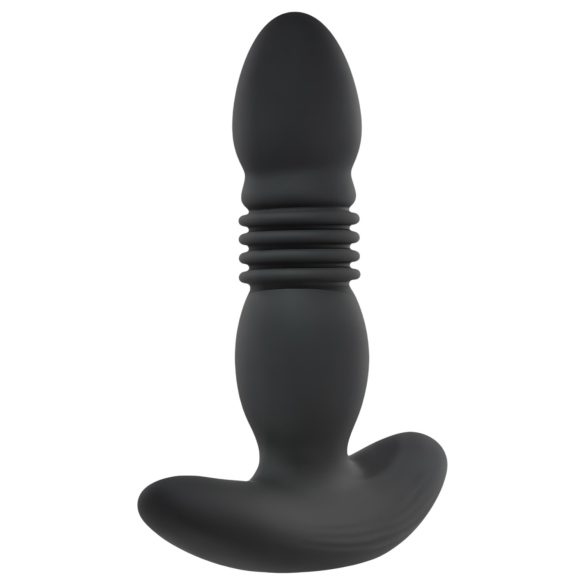 Playboy - uppladdningsbar analvibrator med stötfunktion - svart