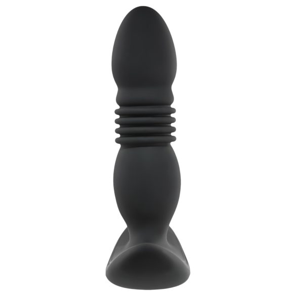 Playboy - uppladdningsbar analvibrator med stötfunktion - svart