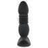 Playboy - Uppladdningsbar, stötande analvibrator (svart)