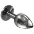 Playboy Tux - Liten analplugg (silver)