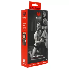 Sei Mio - strap-on sele - justerbar harnes - svart