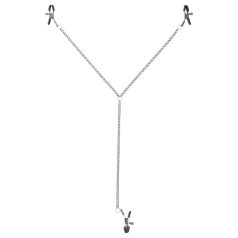 Sei Mio - bröstvårts- och blygdläppsklämma - svart