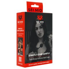 Sei Mio - bitgag med kulor - svart