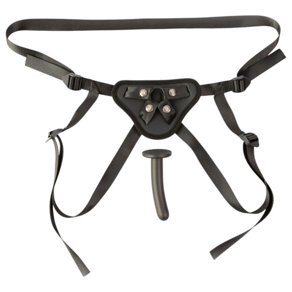 Sei Mio - strap-on dildo med sele - 12,5 cm - svart