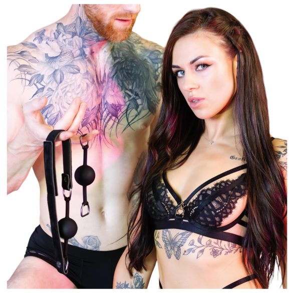 Sei Mio - munbälte set - 2 delar - svart