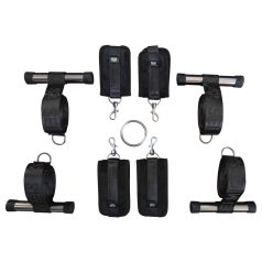 Sei Mio - dörrkors bondage - justerbar rem - svart