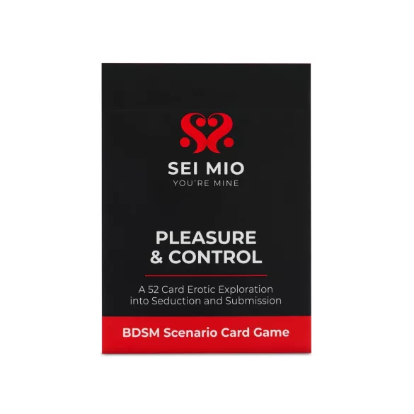 Sei Mio Pleasure & Control - BDSM-kortspel (52 kort)