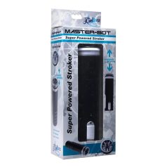   Master-Bot - upp- och nedgående mjuk piggig munmasturbator (svart)