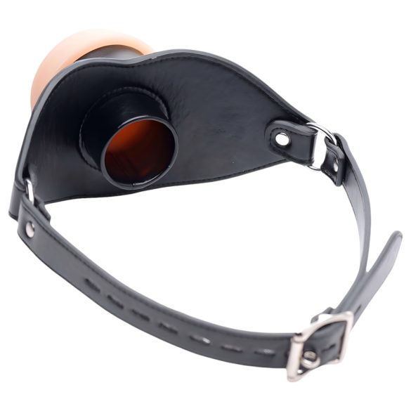 Master Series - munspreder med vaginaform - silikon natur