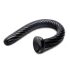Hosed Spiral Analsnäcka 19 - sugproppsdildo (svart)