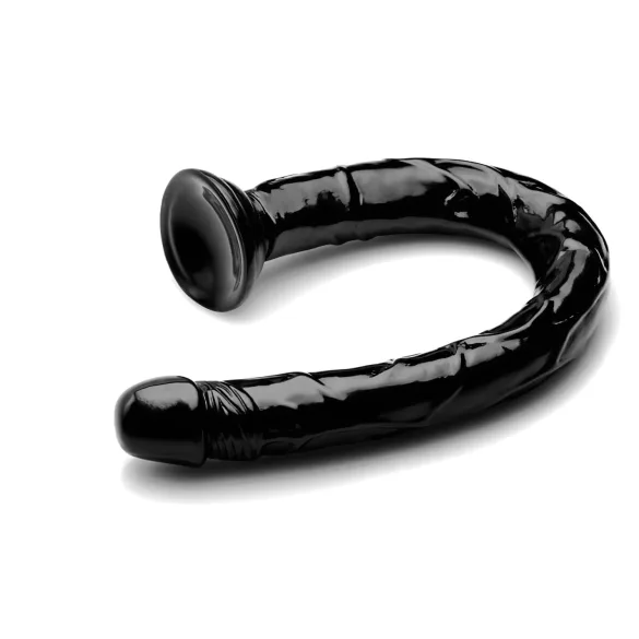 Hosed Anal Snake 19 - analdildo med sugkopp - svart