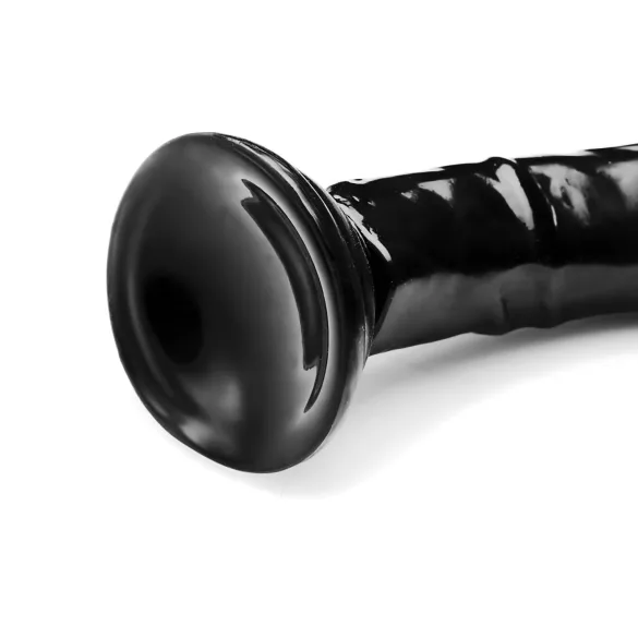 Hosed Anal Snake 19 - analdildo med sugkopp - svart
