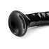 Hosed Anal Snake 19 - analdildo med sugkopp - svart