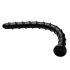 Hosed Swirl Analslang 18 - analdildo (svart)