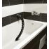 Hosed Swirl Analslang 18 - analdildo (svart)