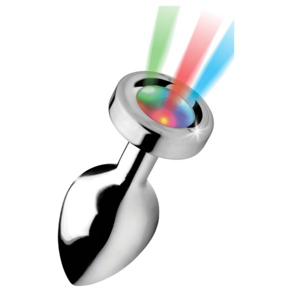 Booty Sparks - analplugg med ljus - medium - silver