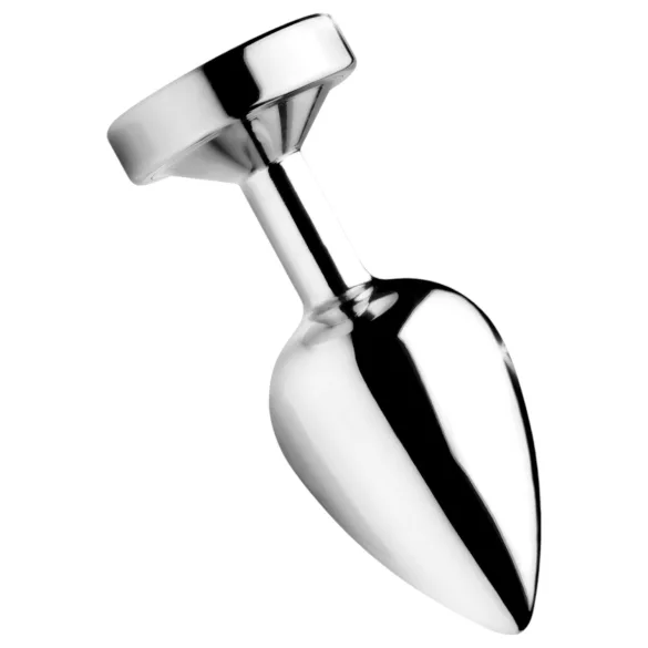 Booty Sparks - buttplug med LED-ljus - stor - silver