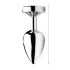 Booty Sparks - buttplug med LED-ljus - stor - silver