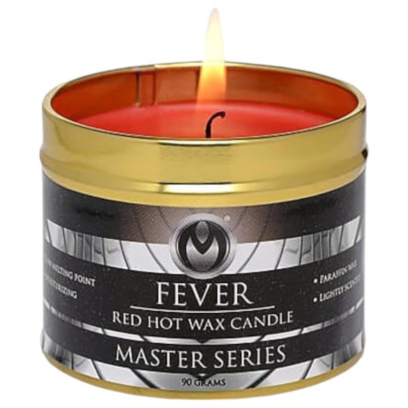 Fever - paraffintestljus - röd (120g)
