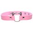 Master Series Kinky Kitty - Halsband med Kattansikte och Ring (Rosa)