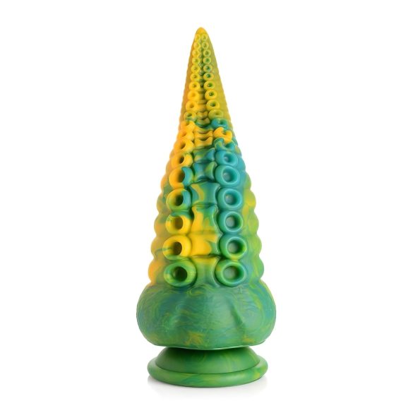 Monstertentakel dildo - 22 cm (gul)