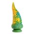 Monstertentakel dildo - 22 cm (gul)