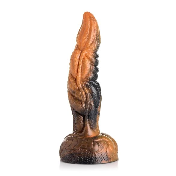 Ravager Dildo - Texturerad Silikon - 20 cm (Orange)