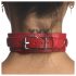 Strict - Röd kroppsselen med halsband