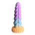 Mystiska Enhörning Dildo - 21cm (lila/gul)