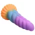 Creature Cocks Mystique - enhörningsdildo - 21cm - lila/gul
